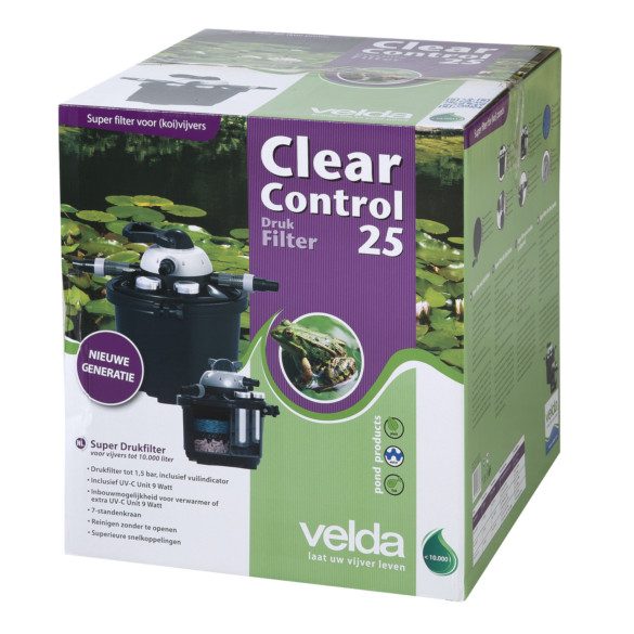 Velda Clear Control 25 nyomás alatti szűrő 9 wattos UVC-vel