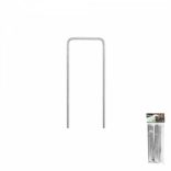 B-MAN Leszúró tüske agroszövethez/vakondhálóhoz, műfűhöz FÉM "U" alak 3cm/15cm 20db/cs