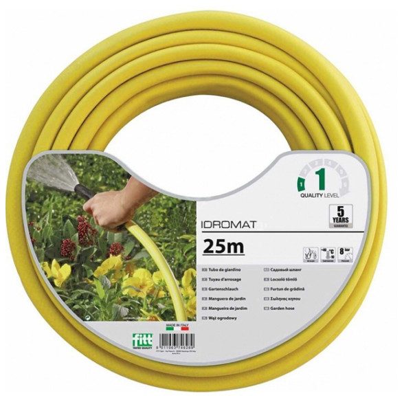 Fitt Idromat Locsolótömlő 3/4" sárga 25fm / 8 bar