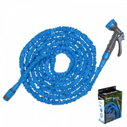   TRICK HOSE flexibilis, rugalmas, táguló, csavarodásmentes locsolótömlő szett 5m-15 m + 7f 4bar