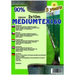 MEDIUMTEX160 Árnyékoló háló 2x10m zöld 90%