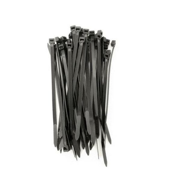 Bridfix gyorskötöző fekete, árnyékoló hálóra 140mm, 50db/csoml